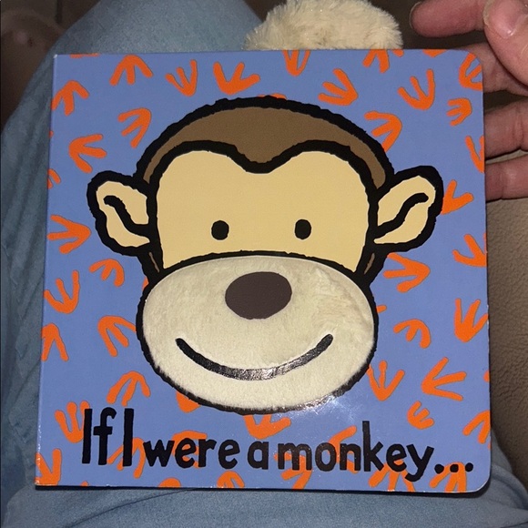 Jellycat Other - If I were a Monkey book for kids